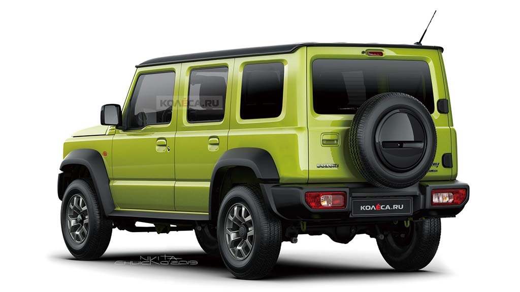 Bu görsel boş bir alt niteliğe sahip; dosya adı Five-door-Suzuki-Jimny-rendering-by-Kolesa.jpg